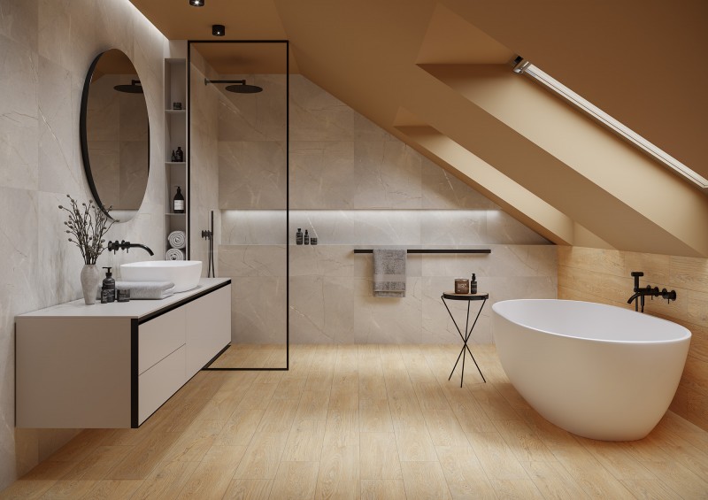 Darkwood Beige podłoga